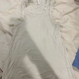 White racer back fabletics tank